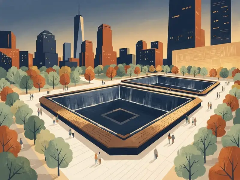 Ilustração: 9/11 Memorial