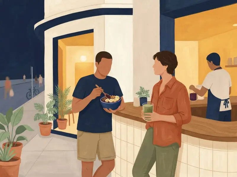 Ilustración: Açaí en una juguería de esquina