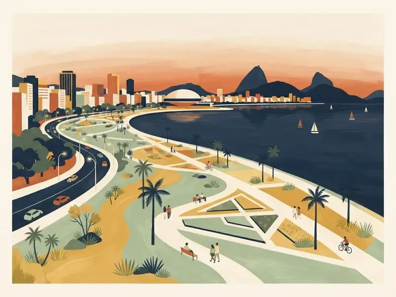 Ilustración: Parque do Flamengo (Aterro)