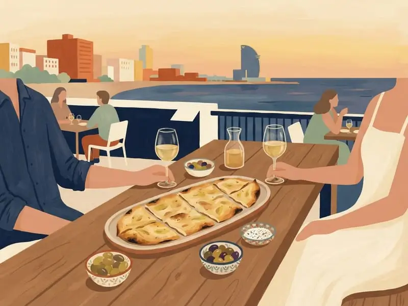 Illustrazione: Coca llarga amb oli da Baluard