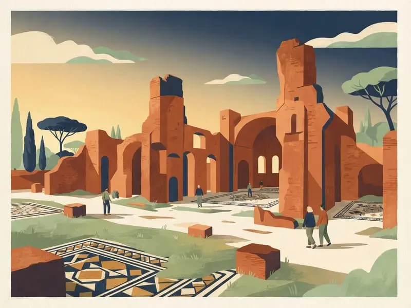 Illustration : Thermes de Caracalla (premier dimanche)