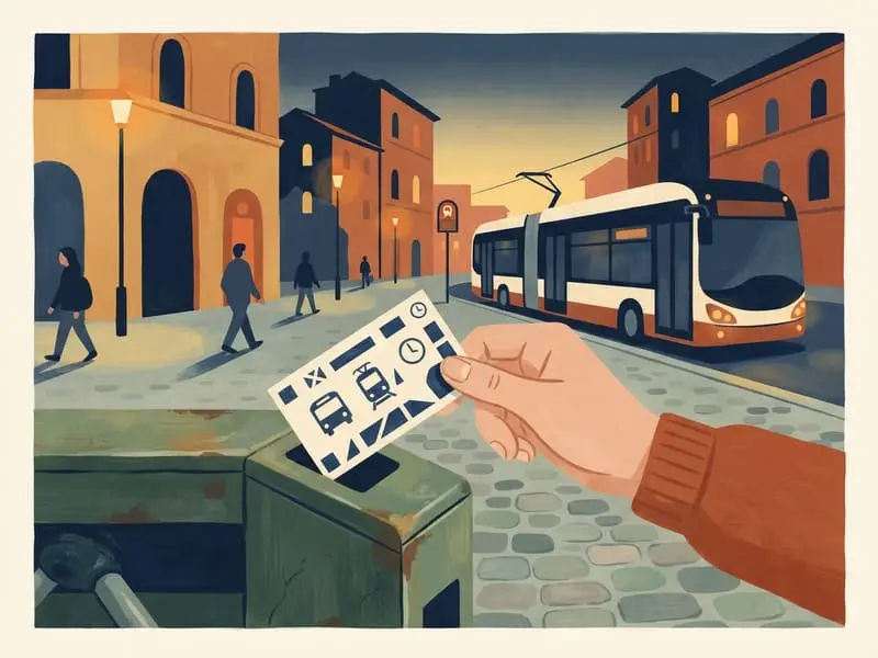 Ilustración: Billete de transporte de 100 minutos
