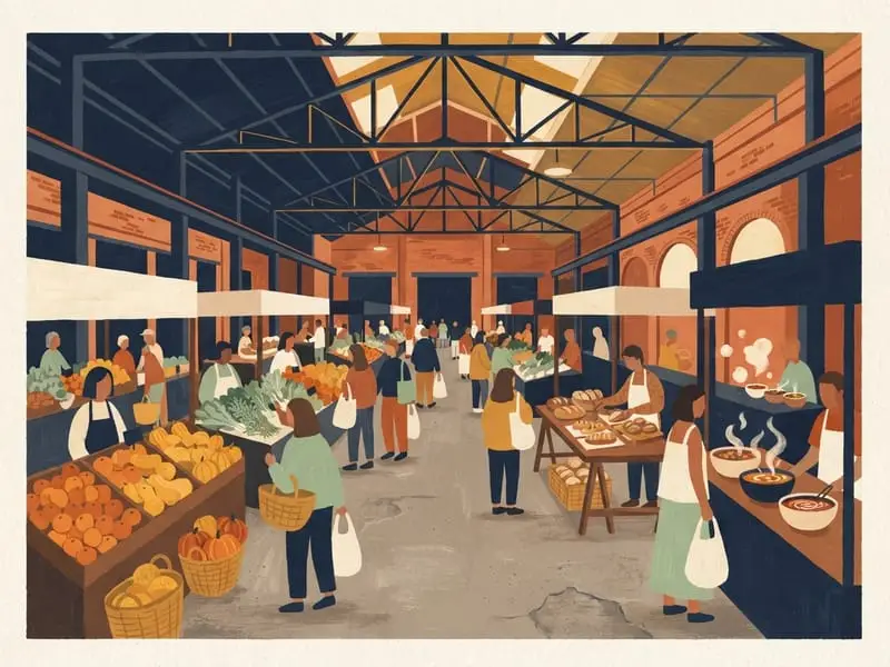 Ilustração: Carriageworks Farmers Market