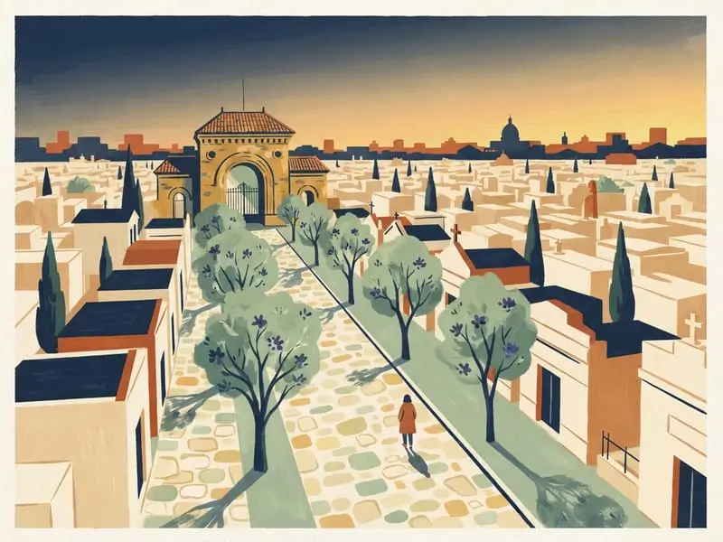 Illustration: Chacarita Cemetery