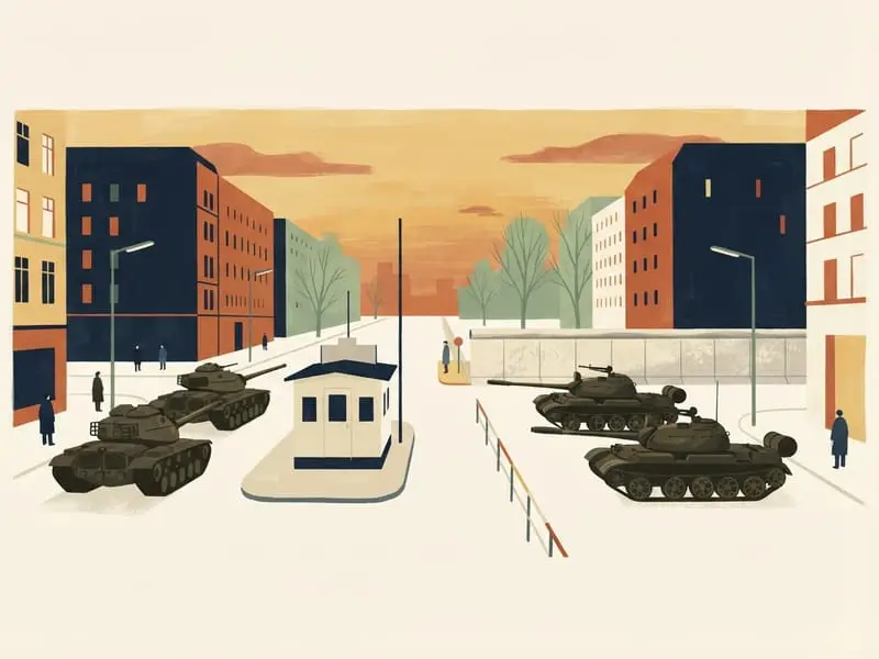 Illustration: Checkpoint Charlie
