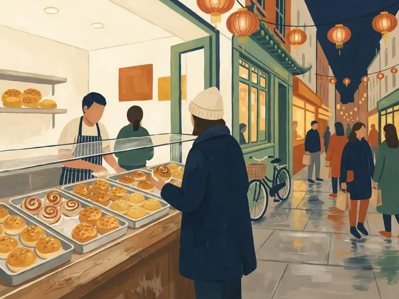 Ilustración: Un bollo de Chinatown Bakery