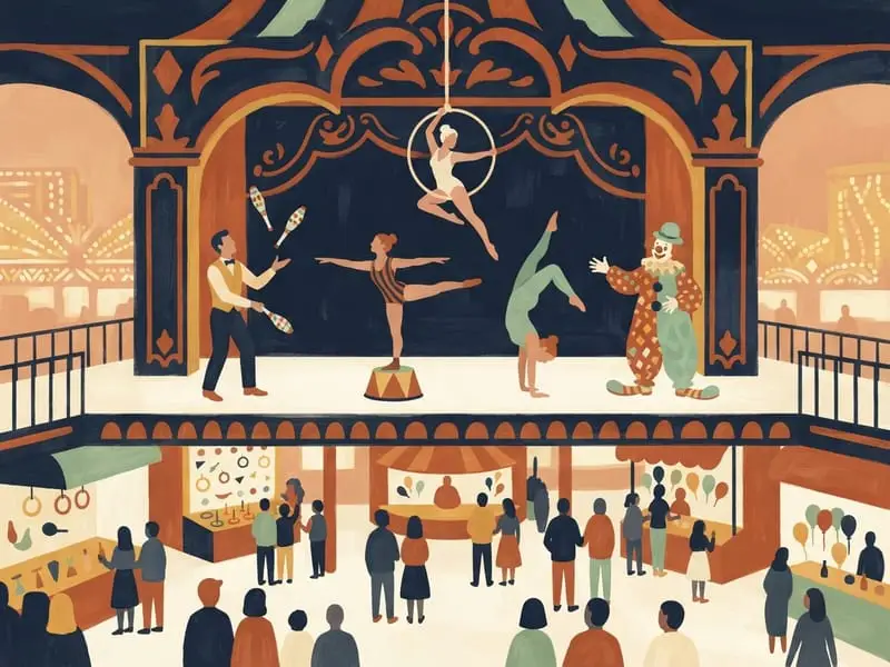 Illustration: Circus acts at Circus Circus