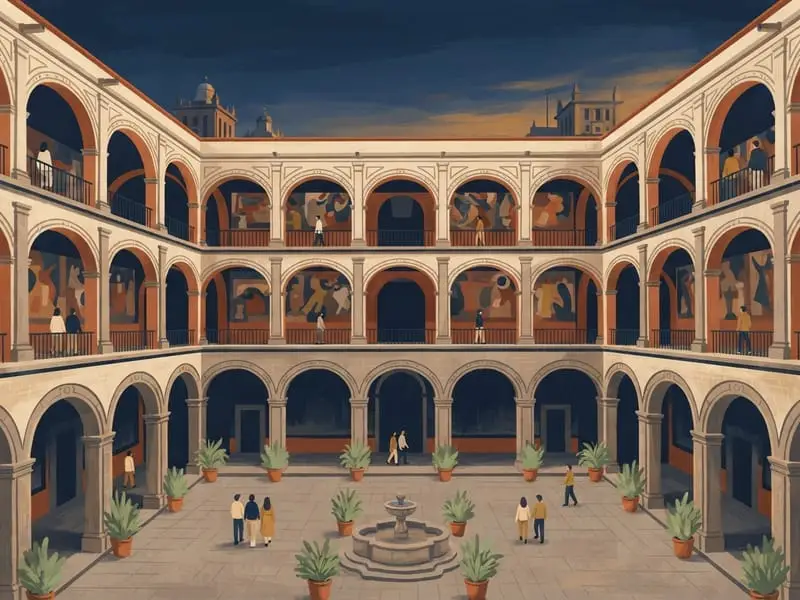 Illustration: Colegio de San Ildefonso (free Sundays)