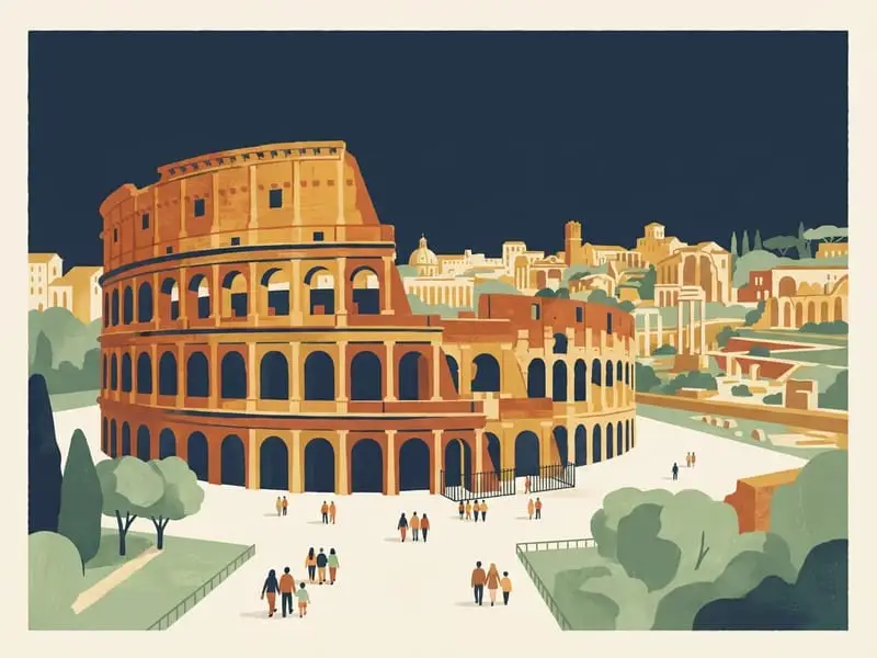 Illustration : Colisée, Forum romain et Palatin (premier dimanche)