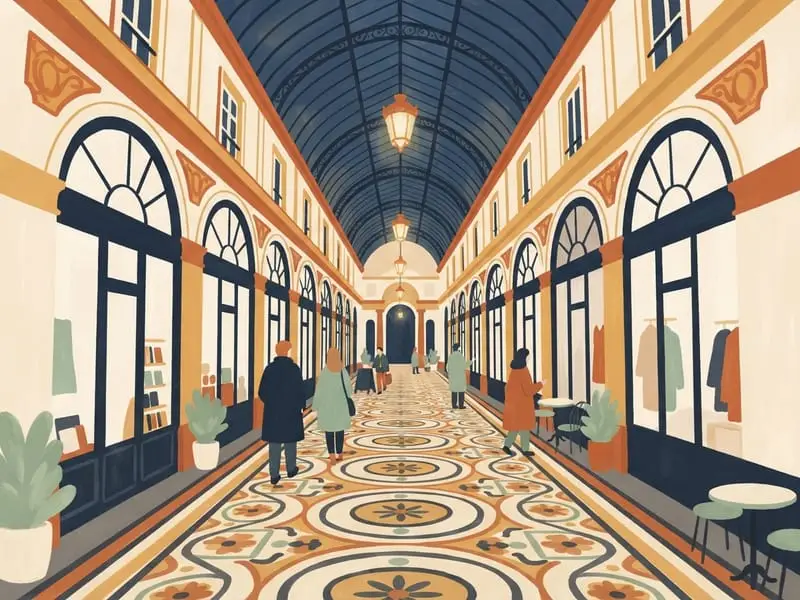 Illustration: Galerie Vivienne and the covered passages