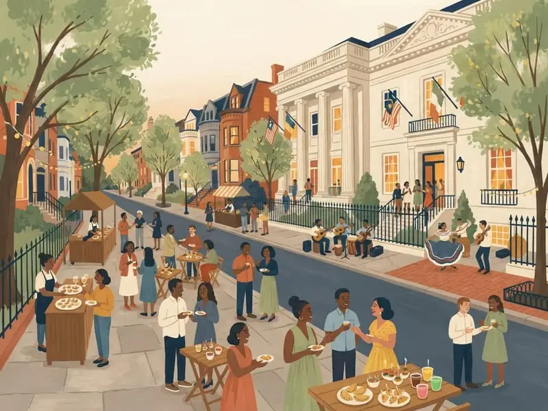 Ilustração: Embassy open houses em maio
