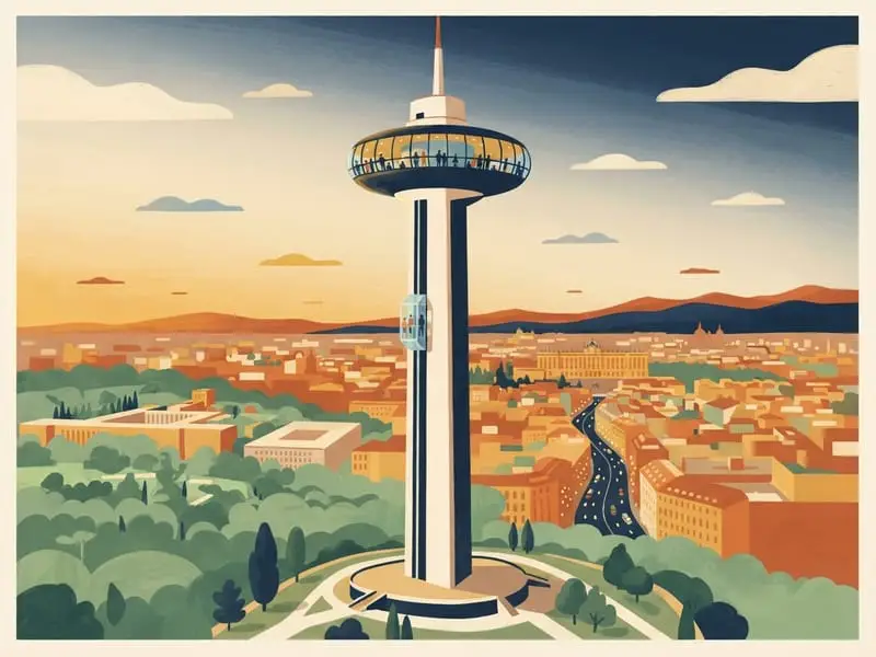 Ilustración: Mirador del Faro de Moncloa