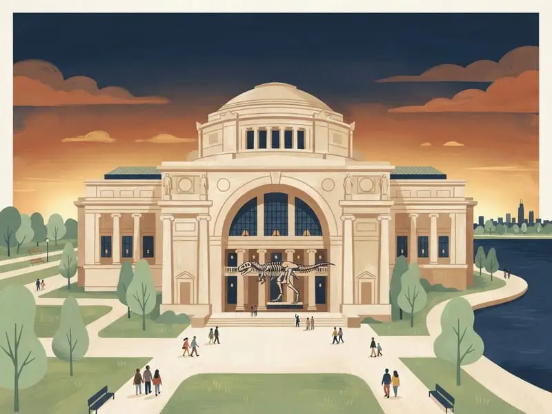 Illustration: Field Museum, Illinois Free Wednesdays