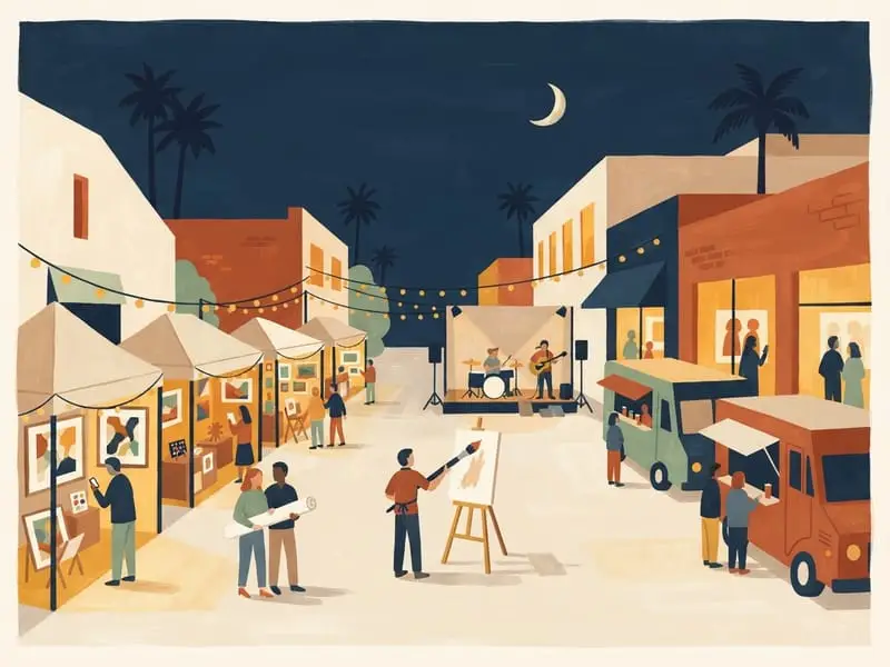 Illustration: First Friday art walk