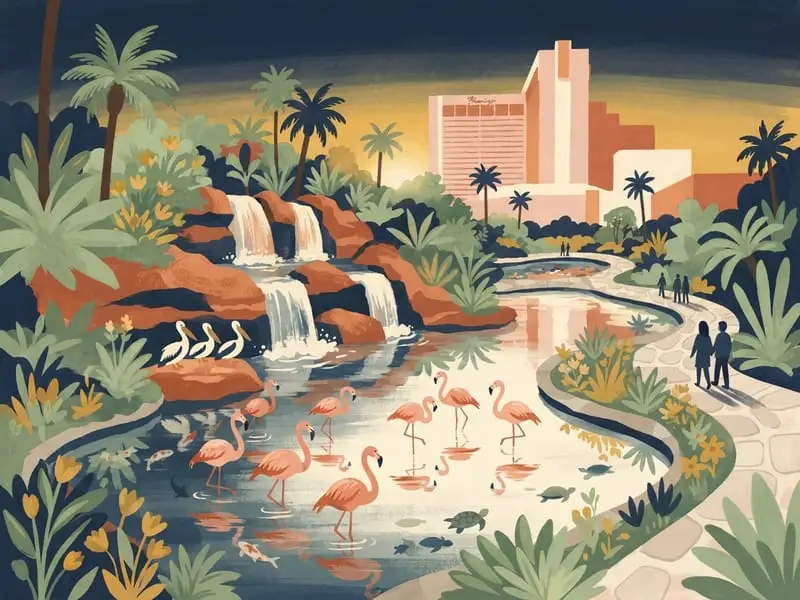 Illustration: Flamingo Wildlife Habitat