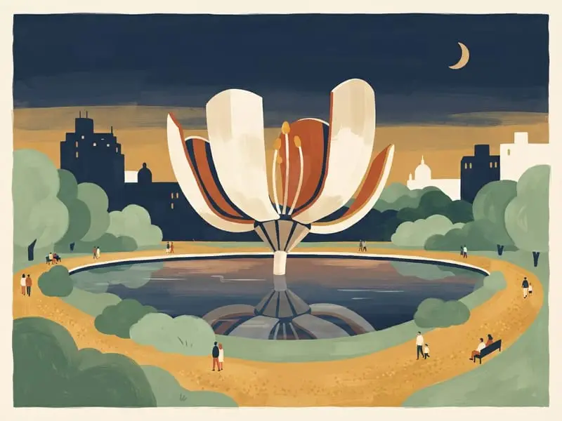 Illustration: Floralis Genérica