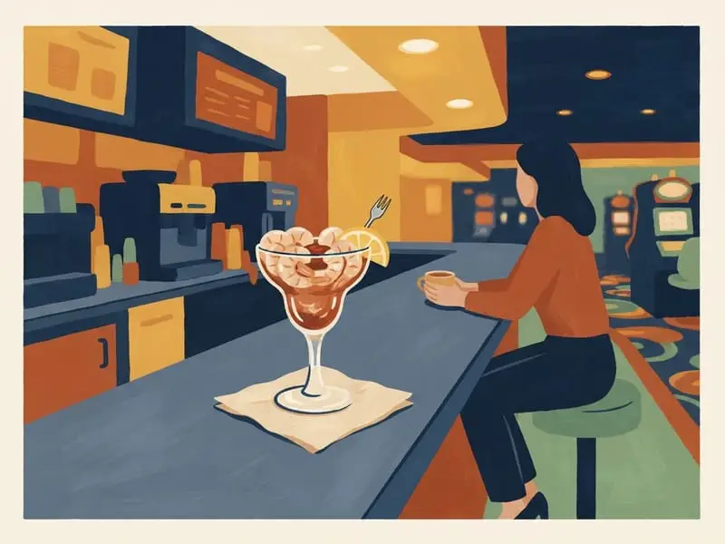Illustration : Cocktail de crevettes au Lanai Express
