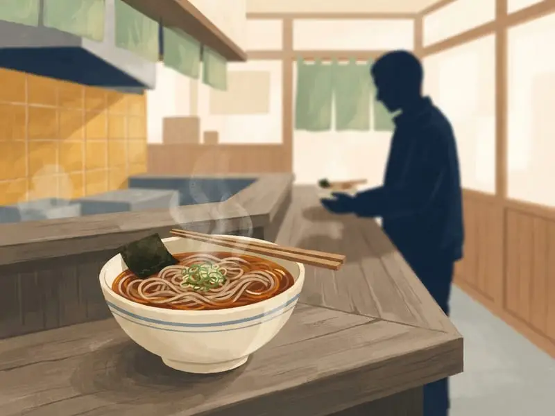 Illustrazione: Kake soba da Fuji Soba
