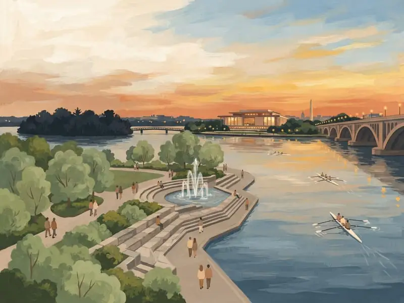 Illustration: Georgetown Waterfront Park