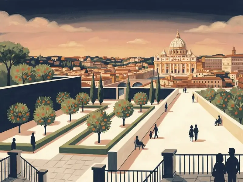 Illustration : Giardino degli Aranci (Jardin des Orangers)