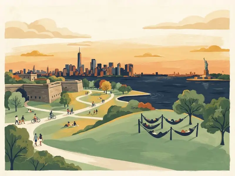 Ilustração: Governors Island, balsa grátis nas manhãs de fim de semana