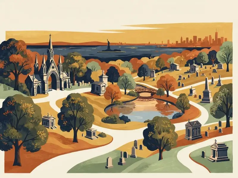 Ilustração: Green-Wood Cemetery