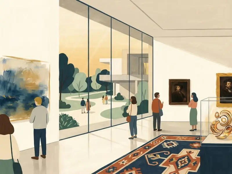 Ilustración: Museo Calouste Gulbenkian (domingo por la tarde)