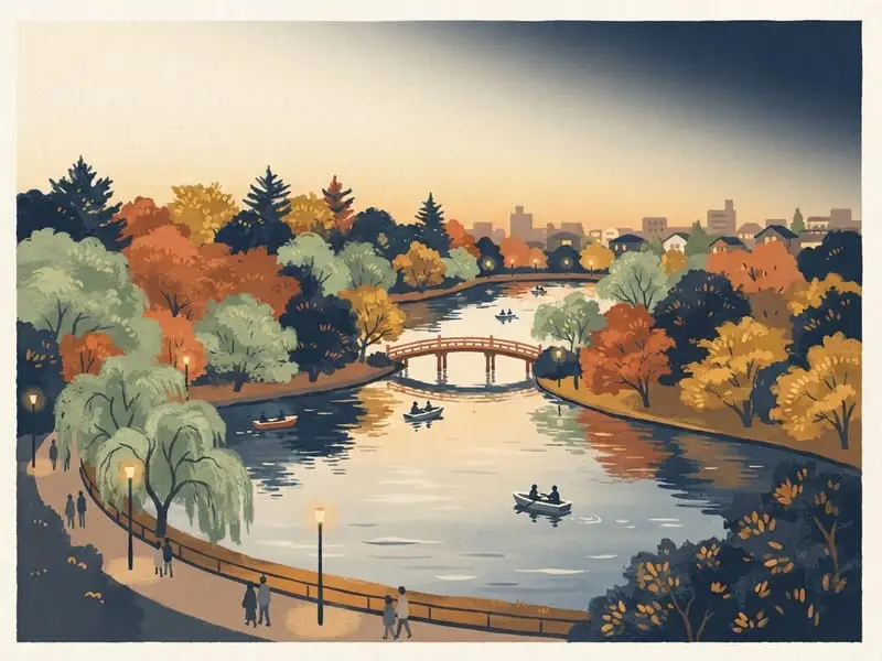 Ilustración: Parque Inokashira