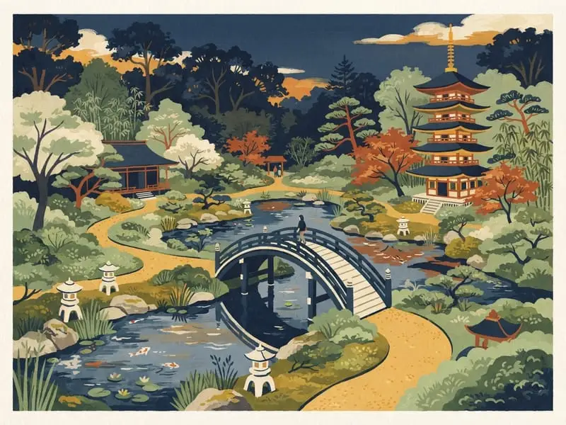 Illustration: Japanese Tea Garden, free morning hour