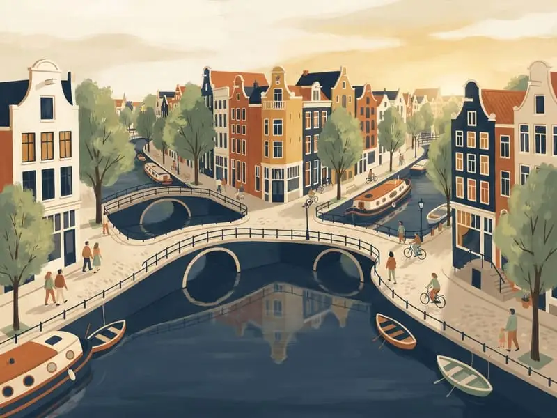Illustrazione: Il Jordaan e la Brouwersgracht