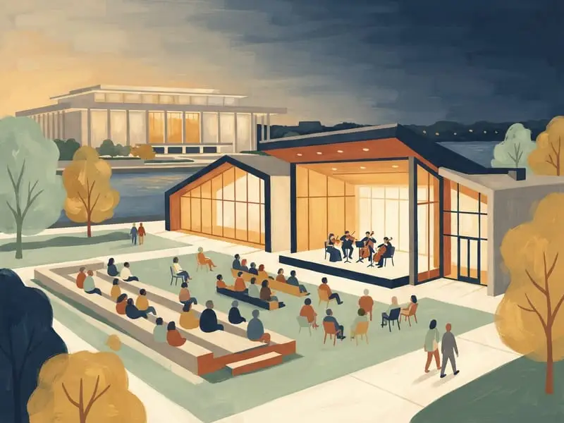 Illustration: Millennium Stage at the Kennedy Center
