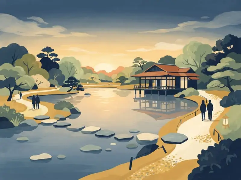 Ilustración: Jardines Kiyosumi