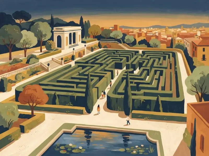 Illustration: Parc del Laberint d'Horta on paid days