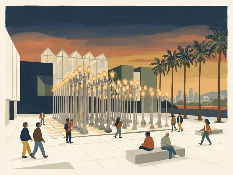 Illustration: LACMA free after 3 pm for L.A. County residents