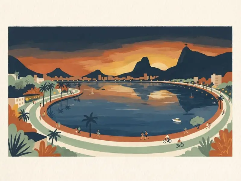 Ilustración: Lagoa Rodrigo de Freitas