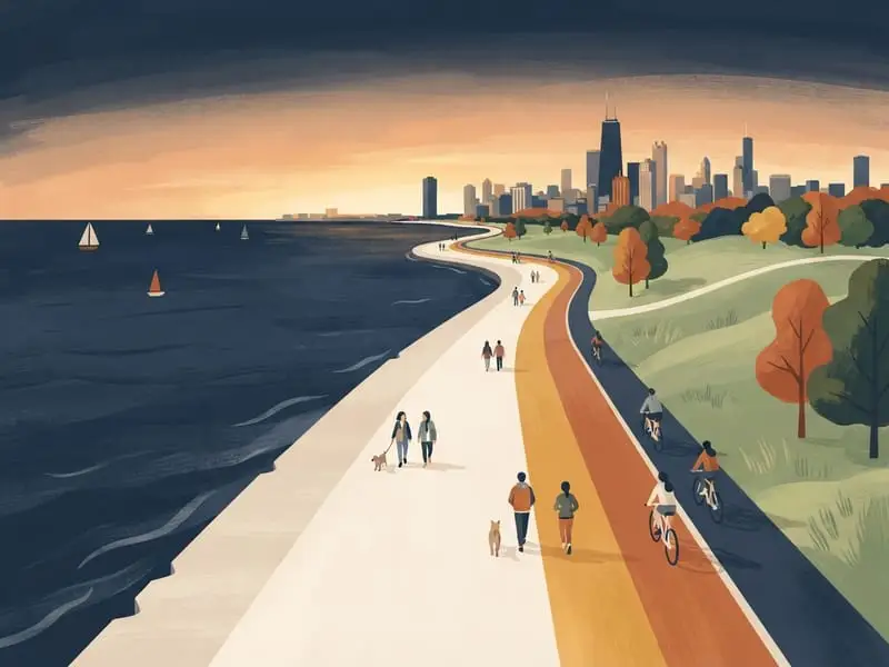 Illustration: Lakefront Trail