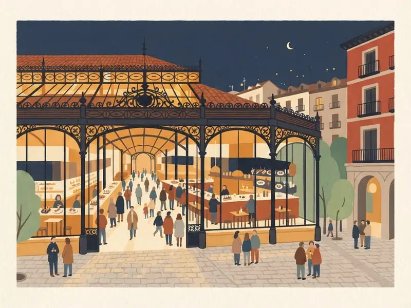Ilustración: Mercado de San Miguel