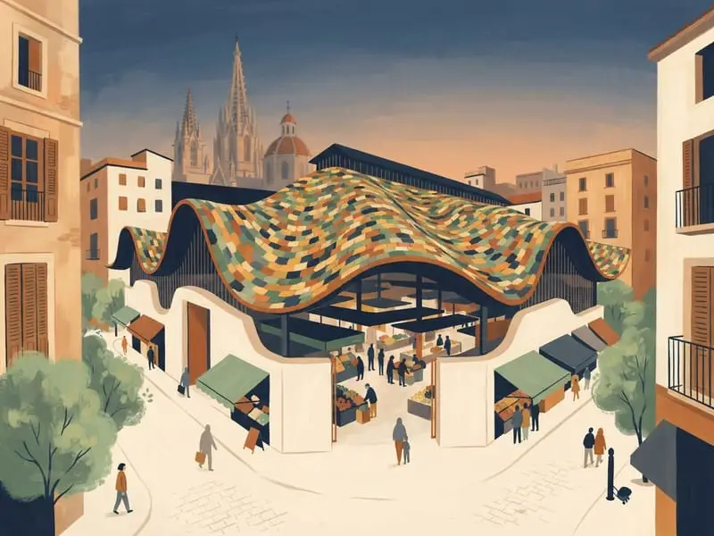 Illustration : Mercat de Santa Caterina