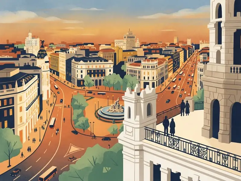 Ilustración: Mirador Madrid en el Palacio de Cibeles