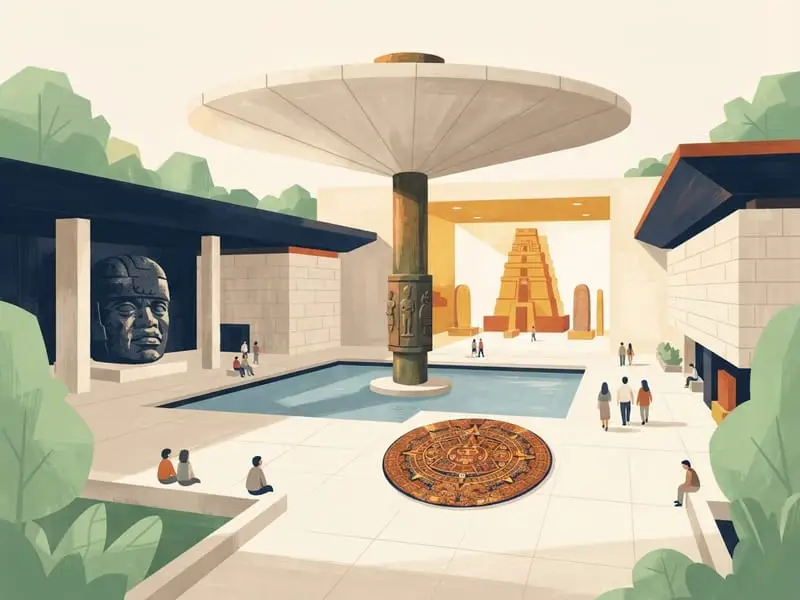 Illustration: National Museum of Anthropology (Sundays, residents only)