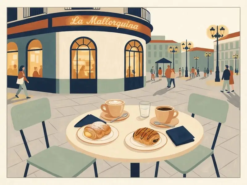 Illustration: Napolitanas at La Mallorquina