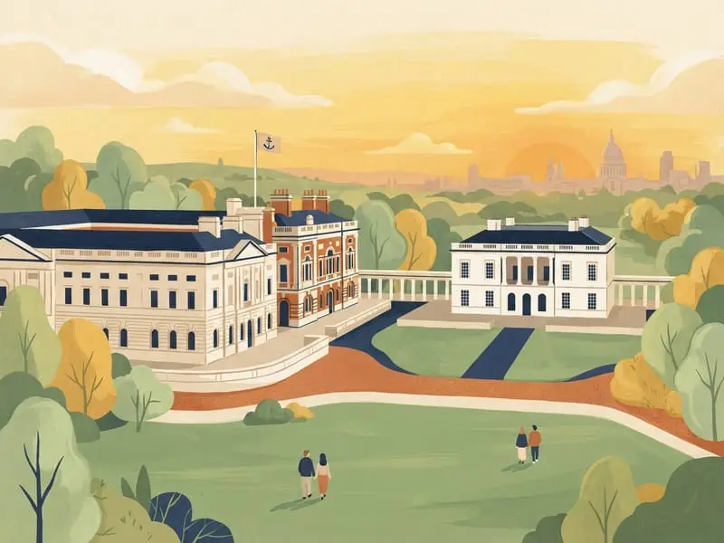 Illustrazione: National Maritime Museum and Queen's House