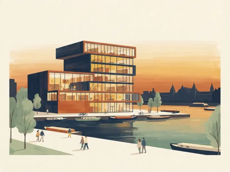 Illustrazione: Biblioteca pubblica OBA Oosterdok