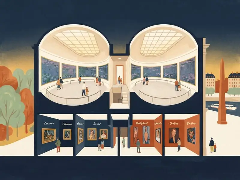 Illustration: Musée de l'Orangerie, first Sunday
