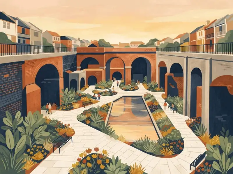 Illustration : Paddington Reservoir Gardens