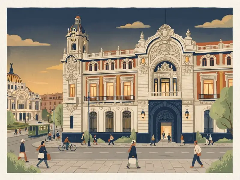 Illustration: Palacio Postal (Central Post Office)