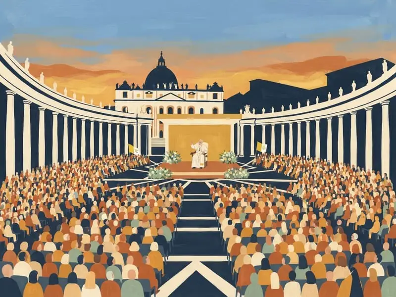 Illustration : Audience générale du pape