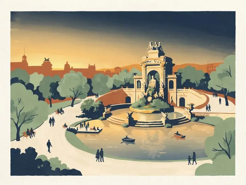 Illustration : Parc de la Ciutadella