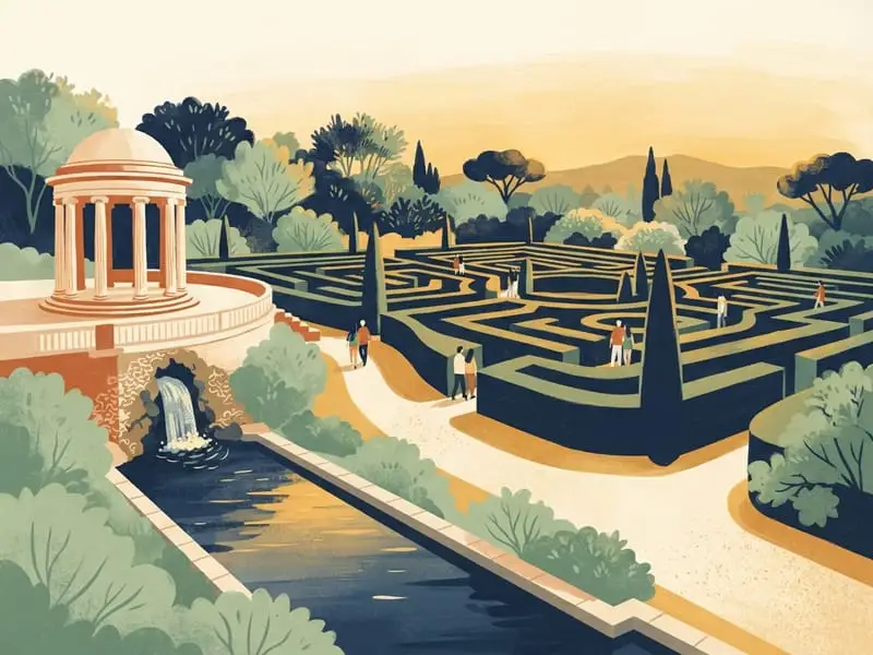 Illustration : Parc del Laberint d'Horta