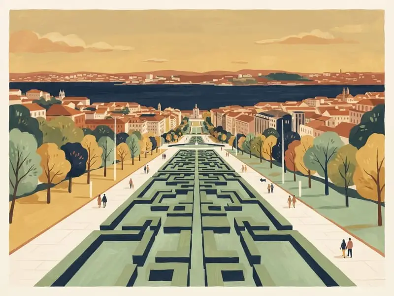 Ilustración: Mirador del Parque Eduardo VII
